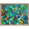 Aufgeregte Fische, 84 x 66 cm, Acryl auf Leinwand