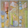 Dreiklang, 90 x 90 cm, Acryl auf Leinwand